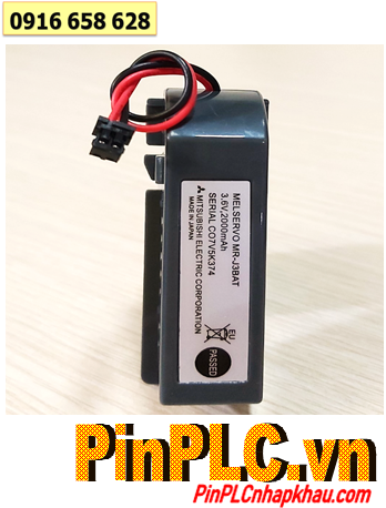 MR-J3BAT, Pin MItsubishi MR-J3BAT lithium 3.6v size AA 2000mAh Made in Japan